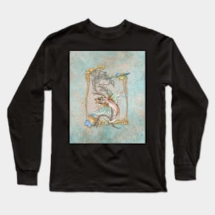 Fantasy Fish Art Nouveau Long Sleeve T-Shirt